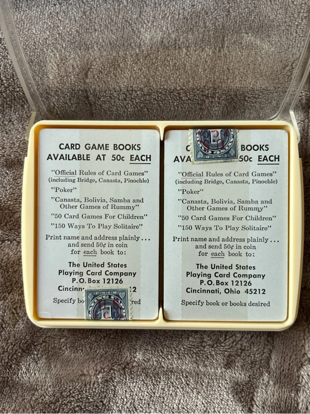 New Congress Pink Shell Decorative Playing Cards Sealed - Set of 2